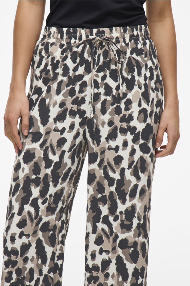 VIJOSA HW WIDE PANTS - NOOS 14100308 Birch/ASTRID
